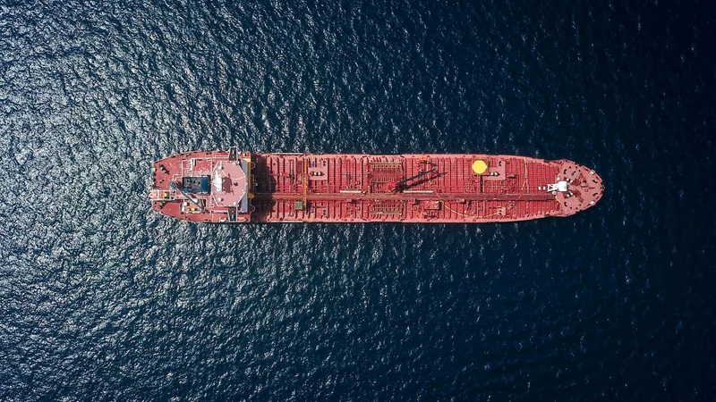 Tanker traversant un détroit maritime, contexte énergie et géopolitique 2026.